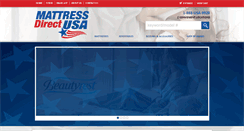 Desktop Screenshot of mattressdirectusa.com